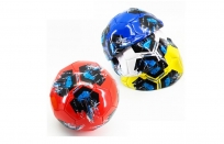 мяч футбольный размер 5 PVC 1,6 мм 4 цвета 280 г (25493-21) (Не предназначен для профессионального и любительского футбола)