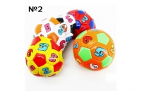 Мяч футбольный размер 2 PVC 2,5 мм 4 цвета 100 г (25493-44A)