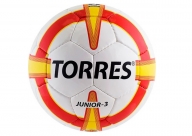 Мяч футбольный № 3 TORRES Junior-3 вес 270-290гр PU