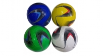 Мяч футбольный размер 5 (4 цвета) 275 г камера PU (W-2,117785) (Не предназначен для профессионального и любительского футбола)