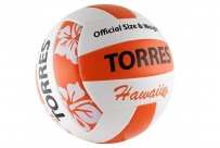 Мяч волейбольный TORRES Hawaii (машин шивка)
