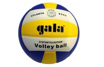 Мяч волейбольный Gala G649, клееный,18 панелей, японский полиуретан, камера бутиловая,бел-син-желт.,Для начальных соревнований и тренировок.