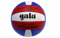 Мяч волейбольный Gala PQ210, шитый, 18 панелей японский полиуретан, камера бутиловая, бел-жел-красн, класс Мастер