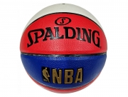 Мяч баскетбольный № 7 Мяч баскетбольный №7 Spalding красно/сине/бел, вес570-650гр, окружн 75-78cм, иск. кожа комп. SP-22