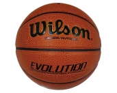 Мяч баскетбольный Wilson Evolution №7, вес 565-620гр, 8 панелей, композит иммитирующий кожу WE-1
