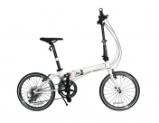 Велосипед скл. DAHON SPEED D18 20" белый, крылья, багажник, насос, 18 ск.