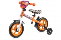 Обучающий беговел для малышей с доп.колесиками Small Rider Ballance (Космический зоопарк) (оранжевый тигренок)