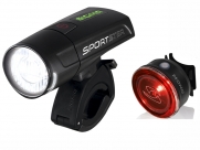 Sigma комплект освещения sportster / mono rl k-set, с зарядкой и акк., чёрный
