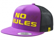 Бейсболка kellys "no rules". цвет: фиолетовый, черный.