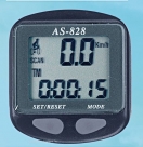 Велокомпьютер av-820 проводной. 11 функций: скорость /режим сканирования /время /пройденное расстояние/одометр /максимальная скорость /средняя скорость /часы /каденс /счётчик калорий /секундомер. цвет: чёрный