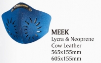 Открытая маска для велоспорта trigram meek. размер: 565x155мм. материал: лайкра/неопрен/кожа. цвет: синий