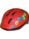 Шлем детский bellelli. цвет: красный. рисунок: буквы. размер: s (48-54cm)