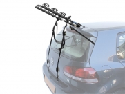 Peruzzo автобагажник на заднюю дверь cruiser delux, сталь, труба d:25 мм, для 3 в-дов весом до 15кг, фиксация велосипеда за верхнюю трубу рамы (max d:60 мм), цвет: чёрный, упаковка-картонная коробка
