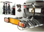 Peruzzo автобагажник на фаркоп siena fisso сталь, для 3 в-дов весом до 17кг, фиксация велосипеда: колёса установ. в полозе, за трубу рамы (max d:60 мм), цвет: серый, упаковка-картонная коробка