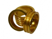 Neco кольцо проставочное 1-1/8"х10мм золотое, алюминий